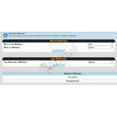 Move All Referrals From 1 Member To Another