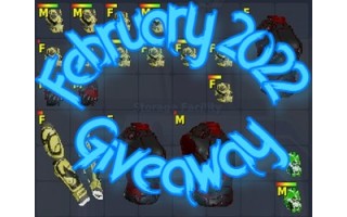February 2022 Giveaway for New Players 180 Prizes
